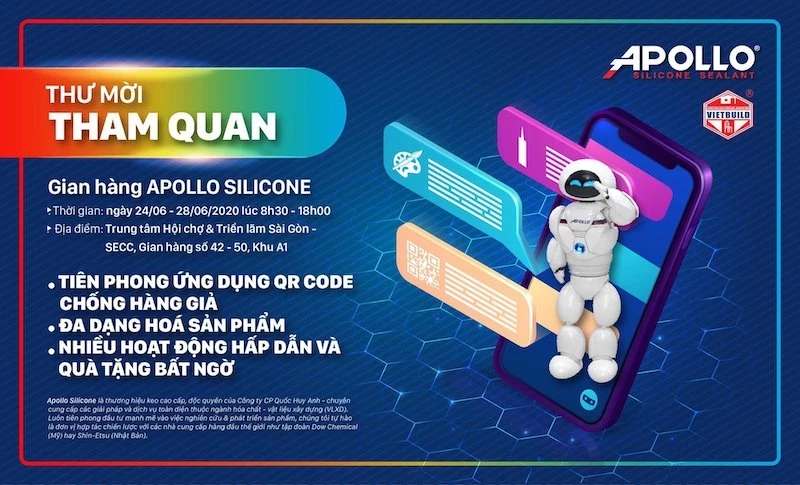 Check-in Apollo booths @ Vietbuild to get gifts!!!